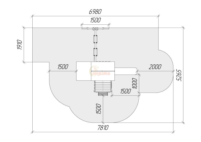Детская площадка Савушка TooSun  5